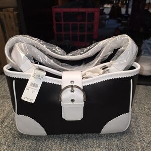 NWT Talbots Black and White Women's Bag